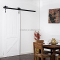 Double panel carving design internal house room wooden sliding barn door